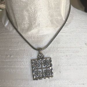 Brighton sterling silver Bali necklace